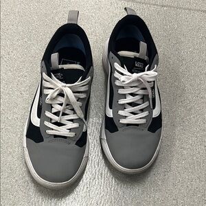 Vans Men's Gray and Black Sneakers